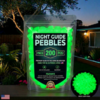 Colorful Glow-in-the-Dark Garden Stones