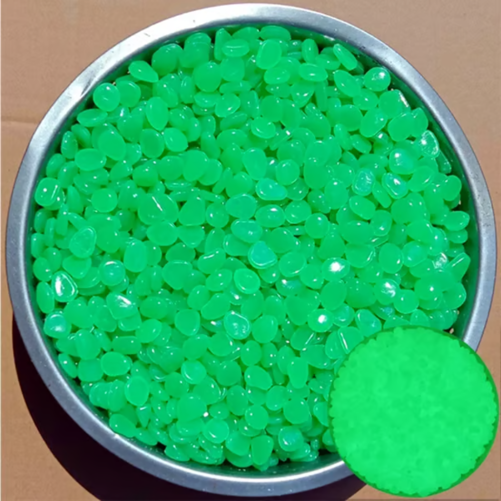 Colorful Glow-in-the-Dark Garden Stones