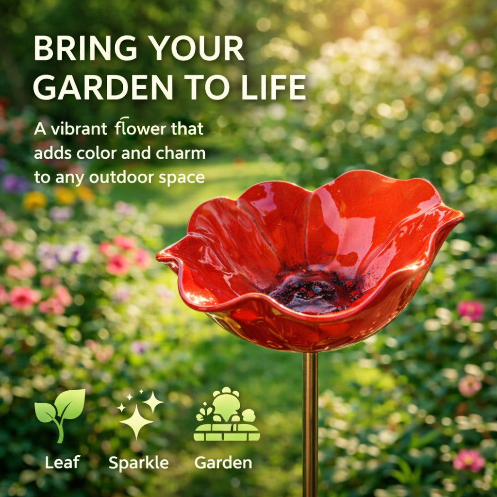 LifelessYard Saver Pollinator Flower Garden Stake🐦