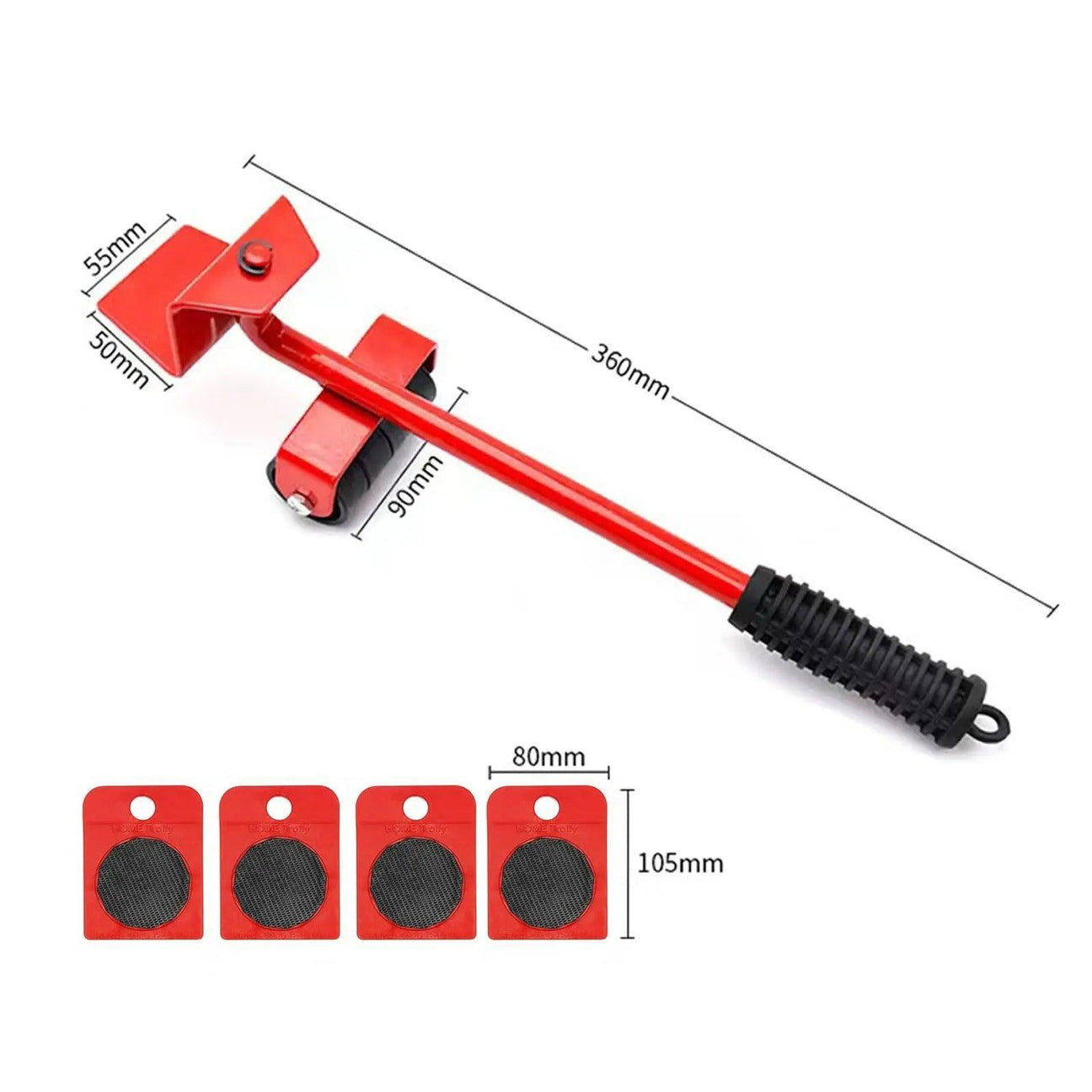 4 Piece Heavy Duty Furniture Lifting & Moving Kit