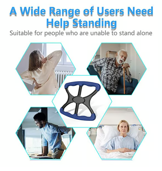 Standing Aid Grab Bar with Non-Slip Grips