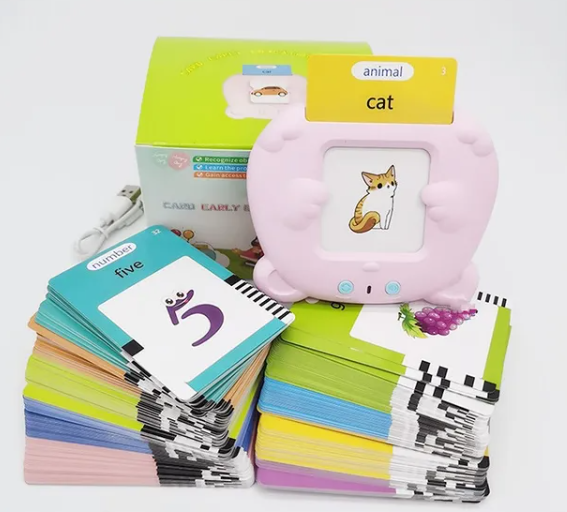 Kids Talking Flash Cards English Learning Language Toy Educational*
