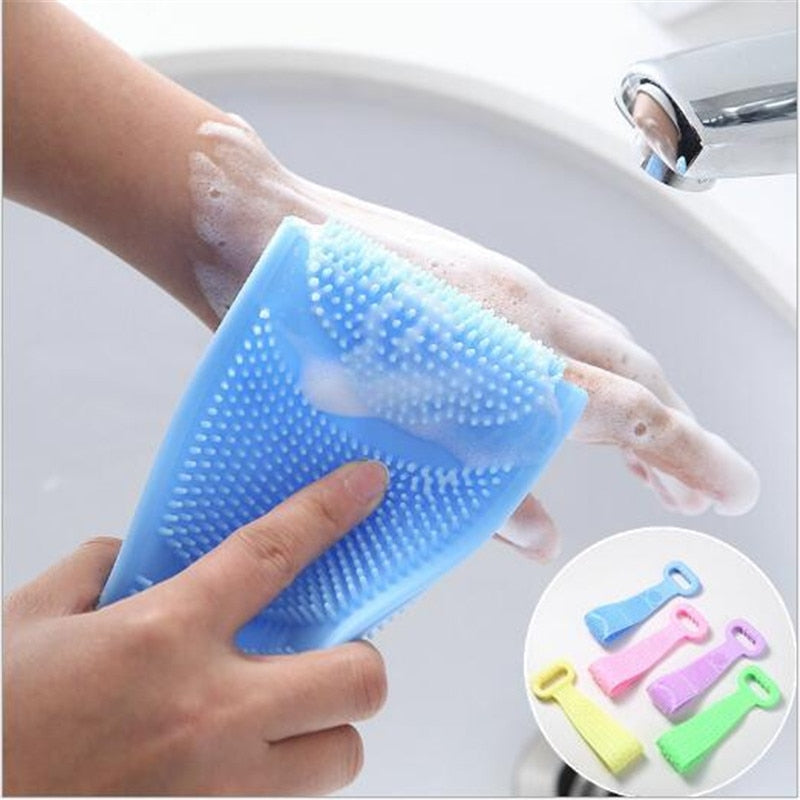 Clean Scrub Textured Silicone Back Scrubber