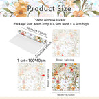 Colorful Floral Bouquet Window Sticker