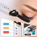 Portable electric eyelash curling