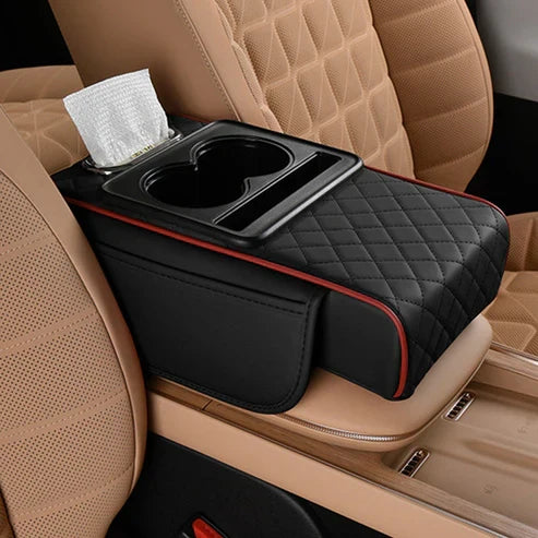 Model High Quality Leather Multifunctional Car Armrest Cushion