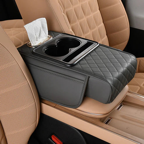Model High Quality Leather Multifunctional Car Armrest Cushion