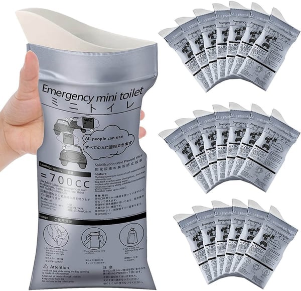 700ML Portable Travel Pee Bags