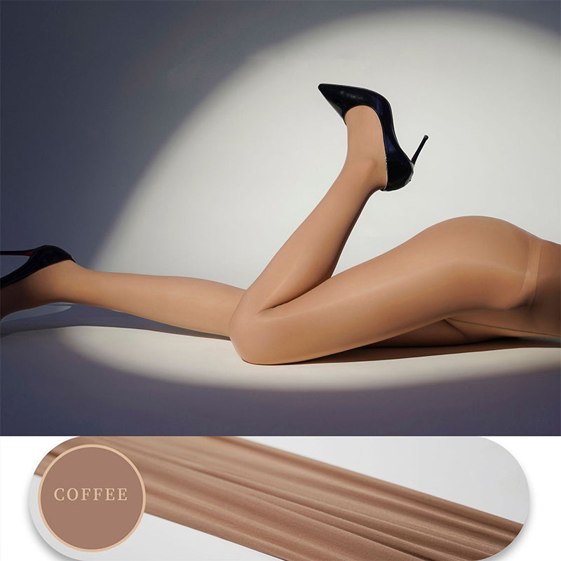 Shiny Sheer Tights for Women – Snag-Resistant & Non-Slip