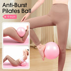 9-Inch Anti-Burst Pilates Ball with Pump