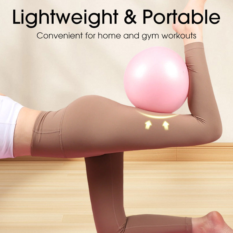 9-Inch Anti-Burst Pilates Ball with Pump