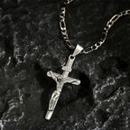 Gold-Tone Crucifix Pendant Necklace