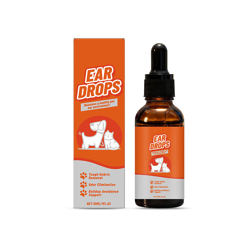 🐾Natural Dog & Cat Ear mite ear drops for Itching & Wax Build-Up
