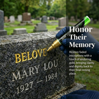 Tombstone Marker Pen for Faded Grave Inscriptions
