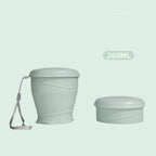 Portable Collapsible Silicone Travel Mug With Lid