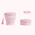 Portable Collapsible Silicone Travel Mug With Lid