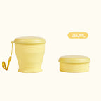 Portable Collapsible Silicone Travel Mug With Lid