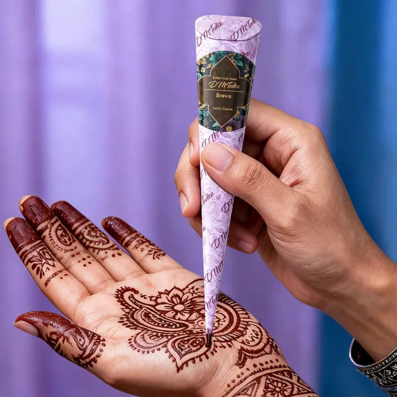 Complete 3-Color Henna Tattoo Kit