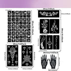 Complete 3-Color Henna Tattoo Kit