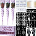 Complete 3-Color Henna Tattoo Kit