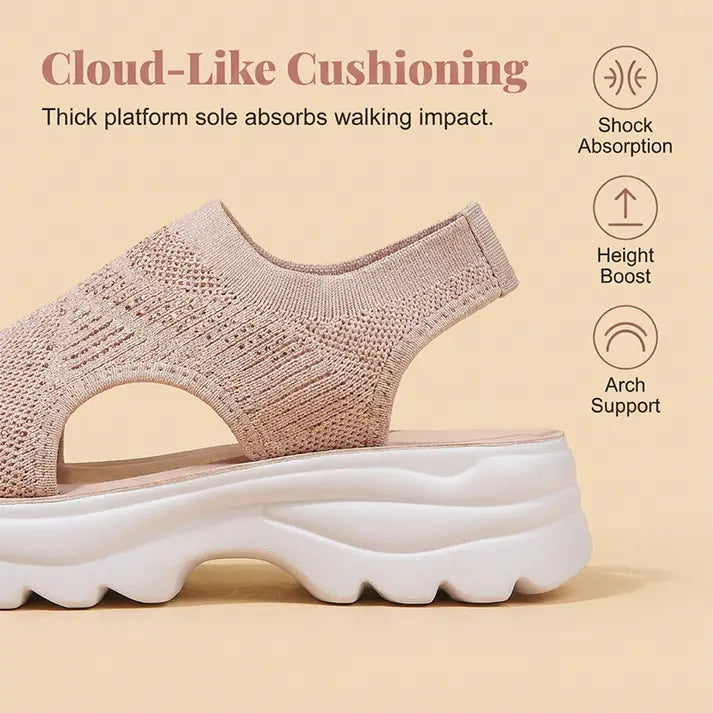 Women's Breathable Mesh Platform Sandals