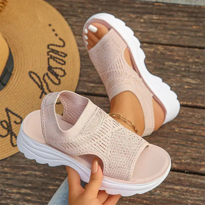 Women's Breathable Mesh Platform Sandals