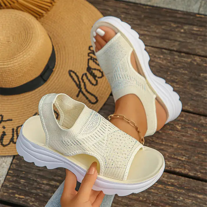 Women's Breathable Mesh Platform Sandals