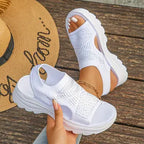 Women's Breathable Mesh Platform Sandals