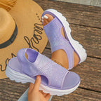 Women's Breathable Mesh Platform Sandals