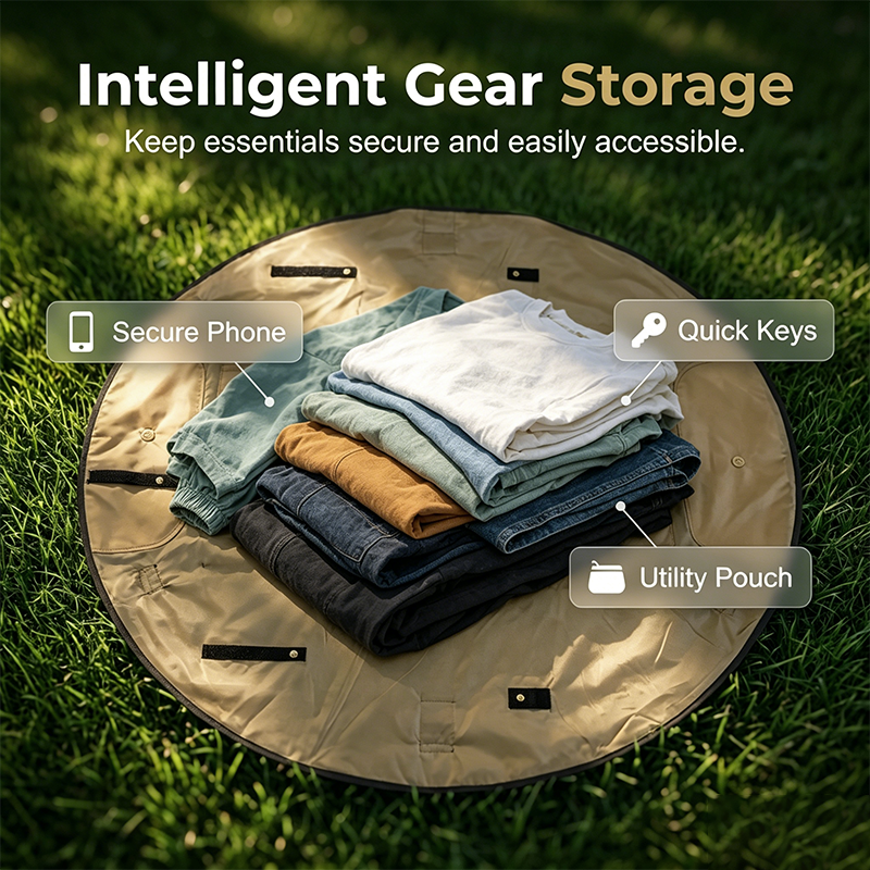2-in-1 Convertible Picnic Mat Tote Bag
