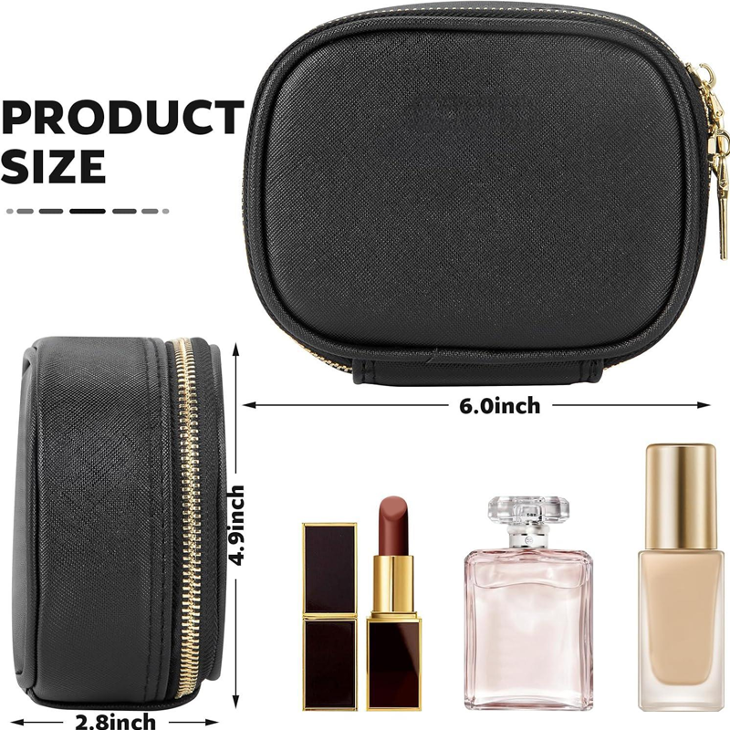 Compact Travel LED Makeup Bag with Lighted Mirror