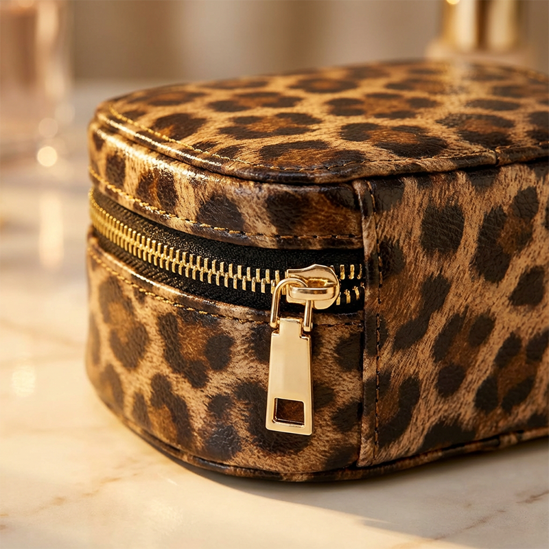 Compact Travel LED Makeup Bag with Lighted Mirror