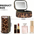 Compact Travel LED Makeup Bag with Lighted Mirror
