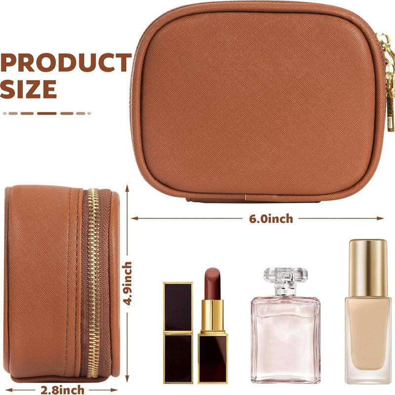 Compact Travel LED Makeup Bag with Lighted Mirror
