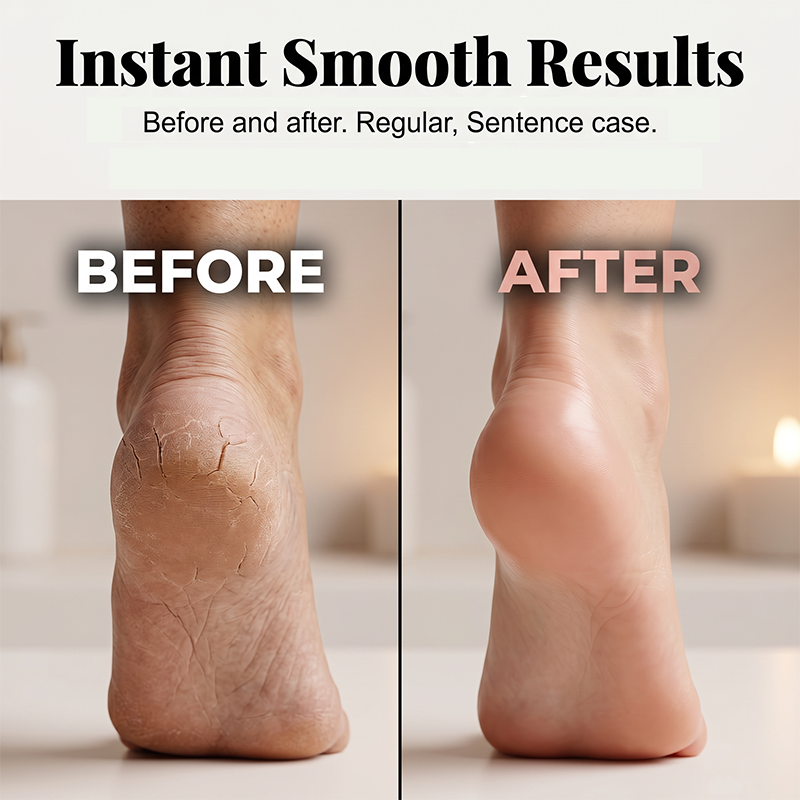 Rechargeable Electric Pedicure Tool with Smart Pressure Sensor