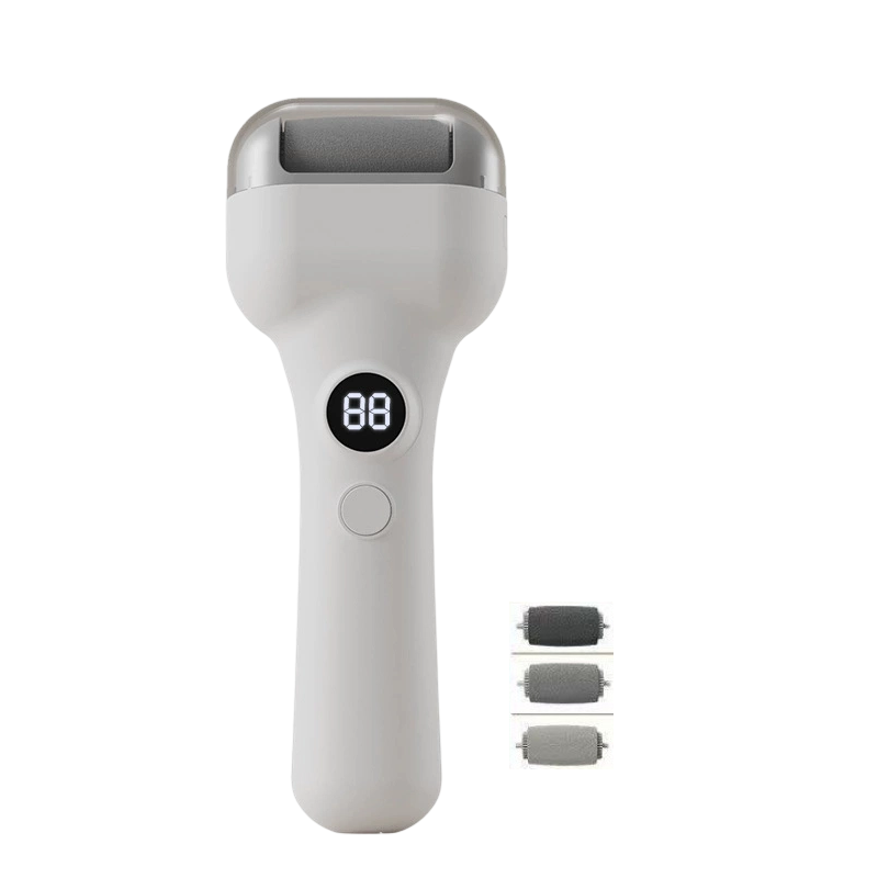 Rechargeable Electric Pedicure Tool with Smart Pressure Sensor