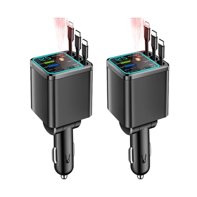 7-in-1 Retractable Car Charger