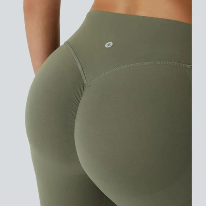 High Waisted Butt Lifting Tummy Control Leggings with Side Pocket